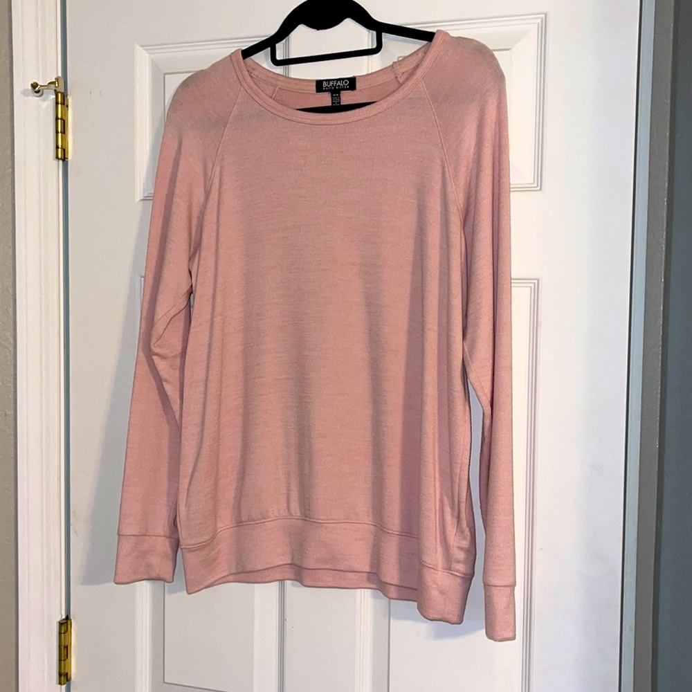 Adorable light pink crew neck